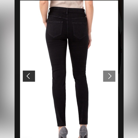 Liverpool Gia Glide pull-on stretchy black skinny jean - Picture 7 of 7